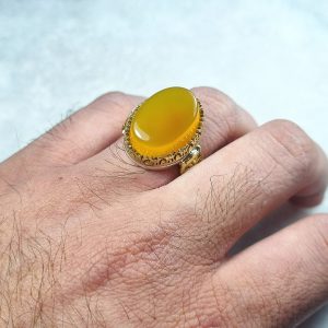 انگشتر مردانه شرف الشمس اصلی طرح شایسته - جواهری رضوی