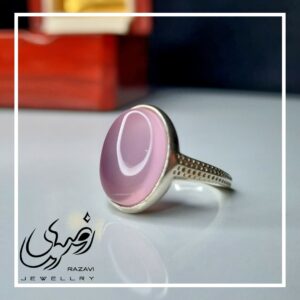 انگشتر نقره زنانه عقیق سوسنی